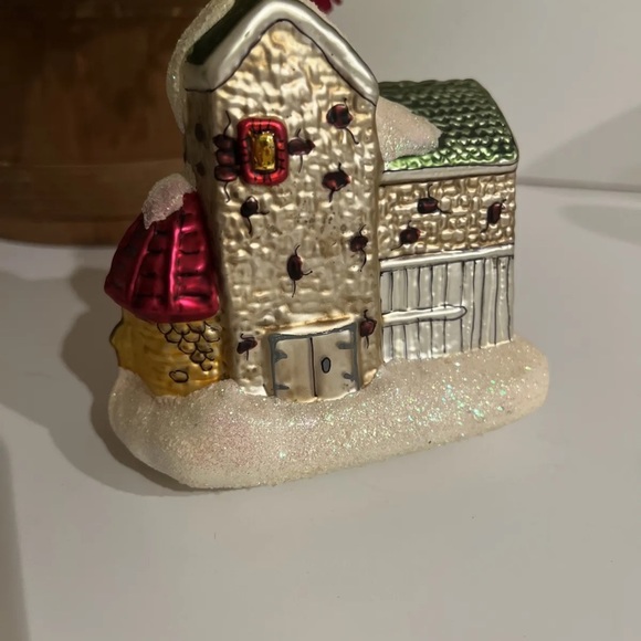 Department 56 Night Before Christmas Dickens Village Mill Glass Ornament 9808 - Picture 4 of 12